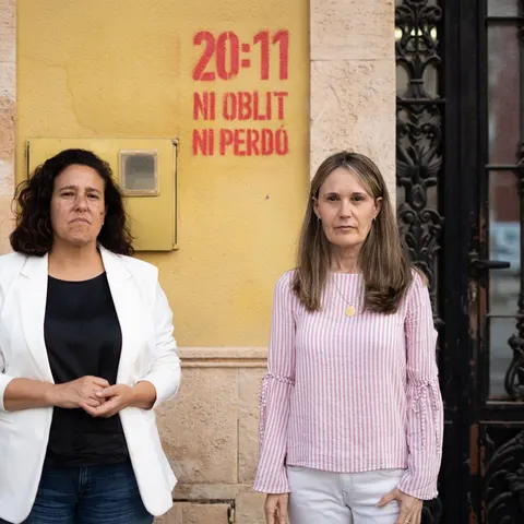 Mariló Gradolí y Rosa Álvarez