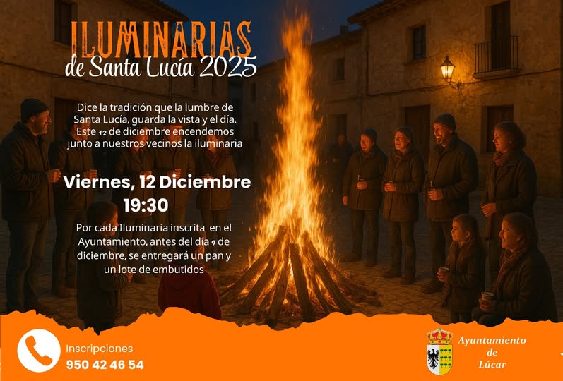 Las 'Iluminarias' de Santa Lucía en Lúcar, para ver y verlas Las 'Iluminarias' de Santa Lucía en Lúcar, para ver y verlas