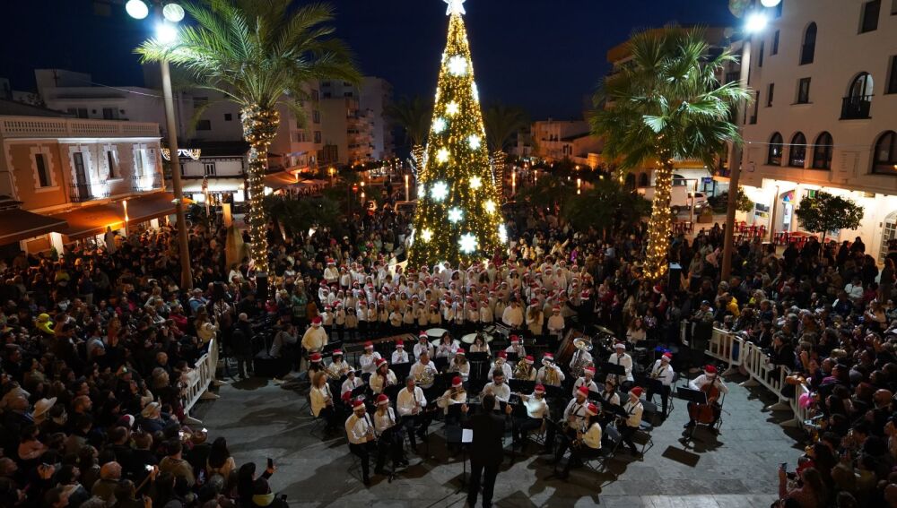 El encendido navideño se hará como todos los años en la Plaza de España de Santa Eulària