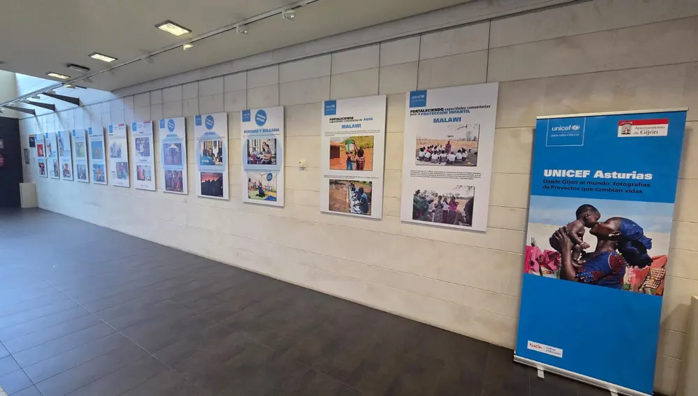 Exposición de UNICEF en Gijón Exposición de UNICEF en Gijón