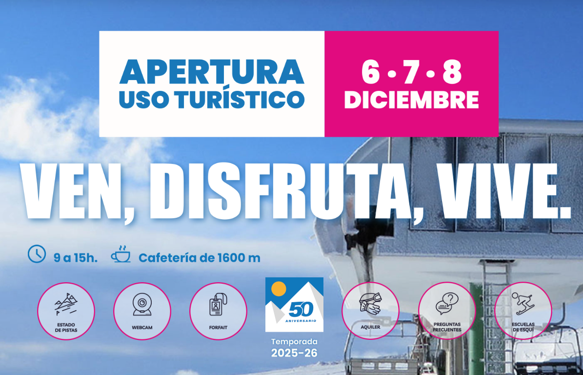 Valdezcaray abre para el uso turístico del 6 al 8 de diciembre con telesilla hasta 1.600 metros Valdezcaray abre para el uso turístico del 6 al 8 de diciembre con telesilla hasta 1.600 metros