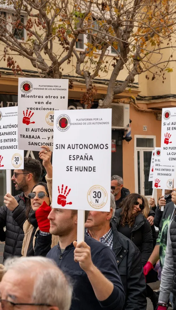 La concentración de los autónomos del 30N fue todo un éxito La concentración de los autónomos del 30N fue todo un éxito