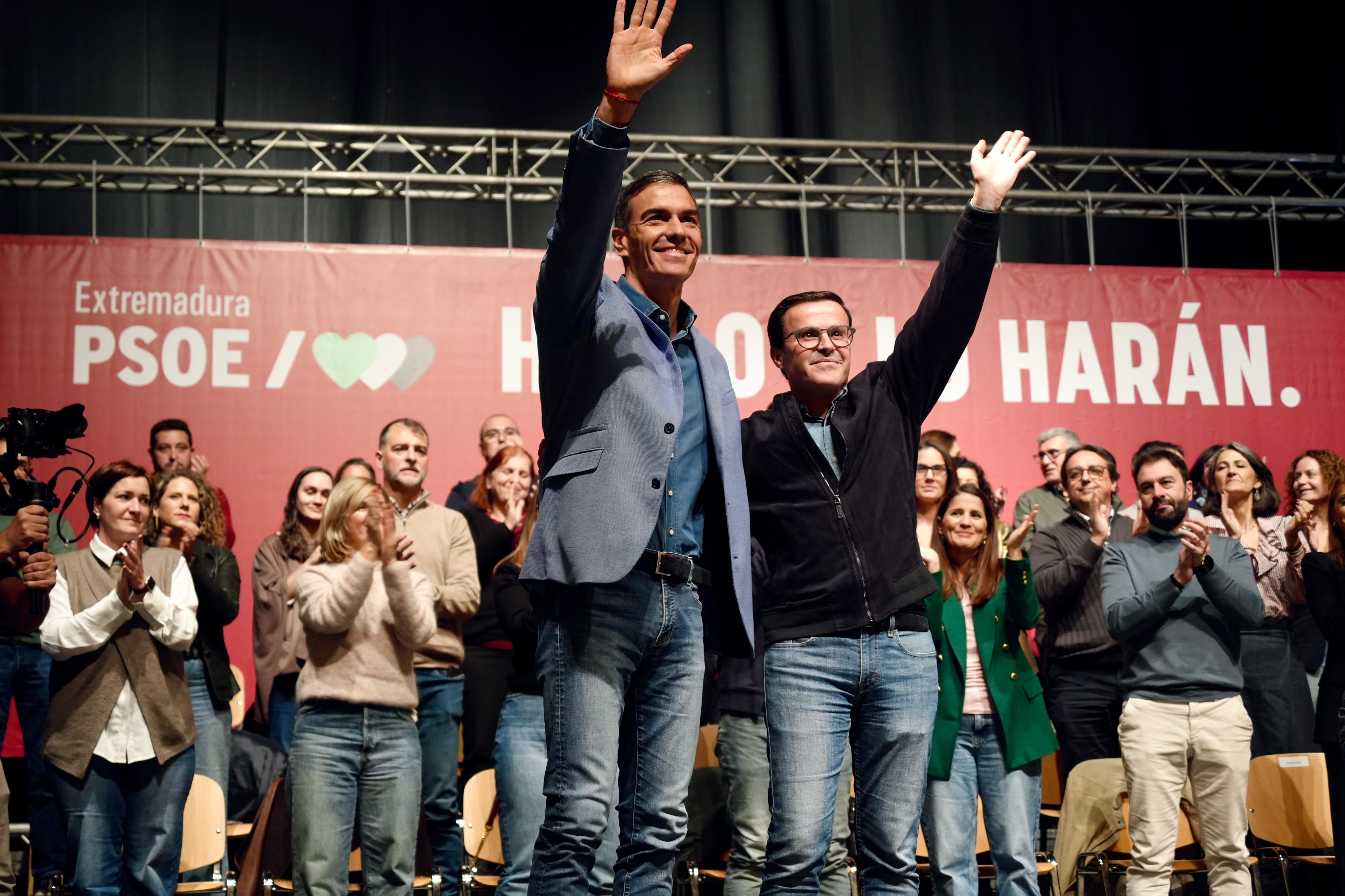 Sánchez dice que Guardiola "merece perder las elecciones" por no defender los intereses de los extremeños Sánchez dice que Guardiola "merece perder las elecciones" por no defender los intereses de los extremeños