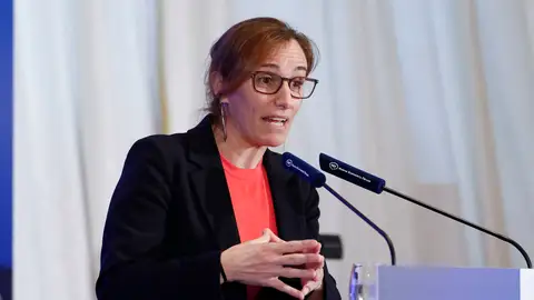 Imagen de archivo de la ministra de Sanidad, Mónica García. Imagen de archivo de la ministra de Sanidad, Mónica García.
