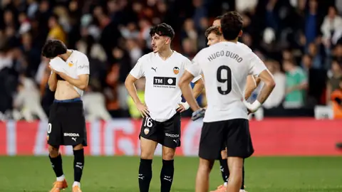 Un gol de Hugo Duro rescata un punto para el Valencia Un gol de Hugo Duro rescata un punto para el Valencia