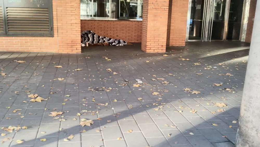 Lugar donde se encontró el cuerpo del fallecido Lugar donde se encontró el cuerpo del fallecido