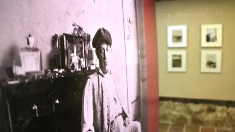 Autoretrat de Picasso a l'Hostal del Trompet d'Horta Autoretrat de Picasso a l'Hostal del Trompet d'Horta