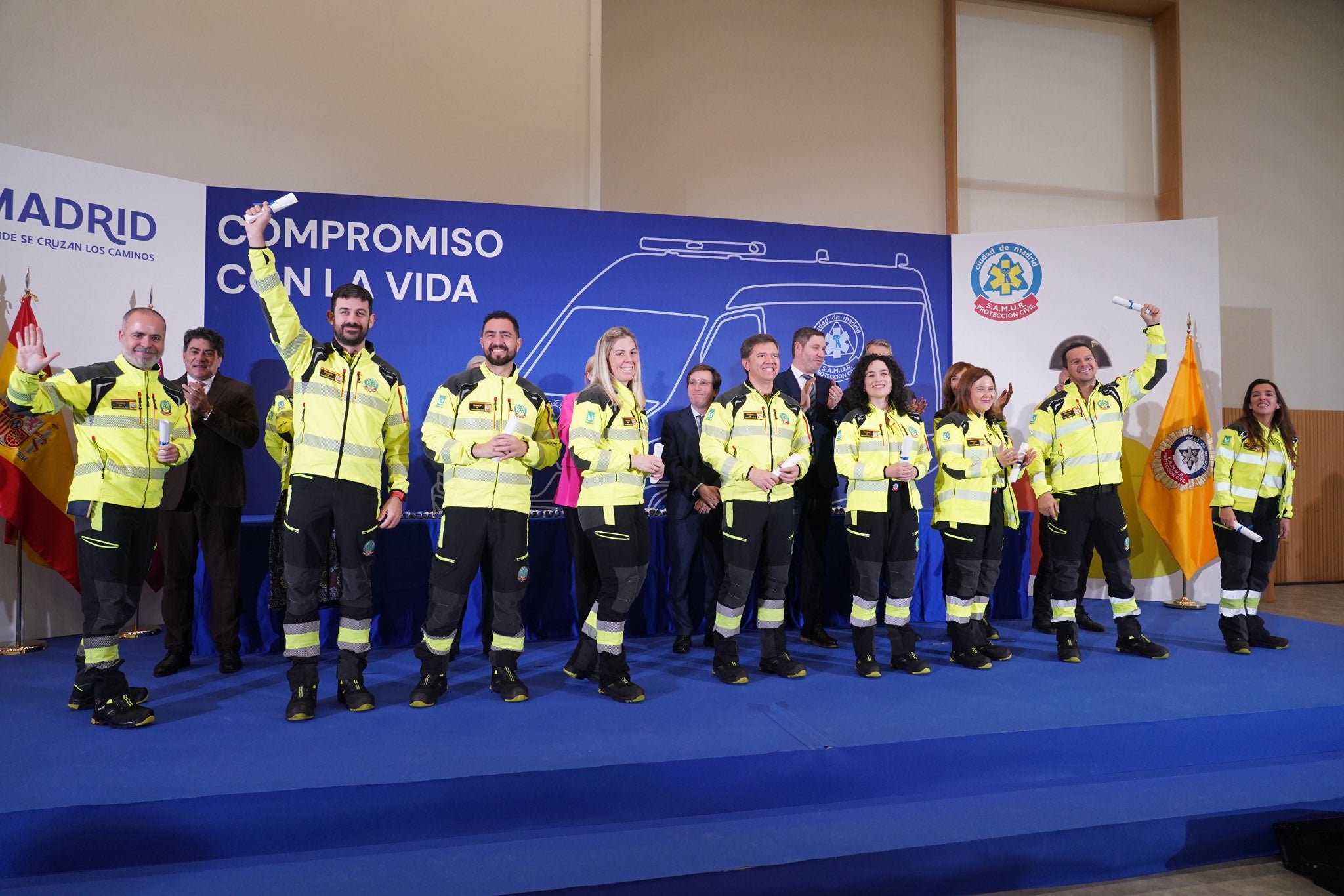 Madrid incorpora 101 nuevos técnicos a Samur-Protección Civil Madrid incorpora 101 nuevos técnicos a Samur-Protección Civil