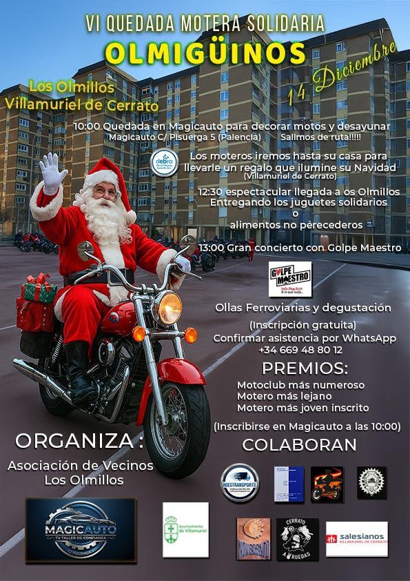 Concentración Motera Solidaria “Olmigüinos” y IV Concurso de Olla Ferroviaria Concentración Motera Solidaria “Olmigüinos” y IV Concurso de Olla Ferroviaria