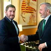 El presidente Azcón y el líder de VOX se reunieron ayer para hablar de los presupuestos El presidente Azcón y el líder de VOX se reunieron ayer para hablar de los presupuestos
