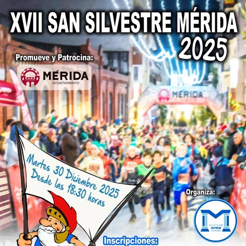 La San Silvestre alcanza su XVII edición y tendrá lugar el 30 de diciembre con recorridos para todas las edades