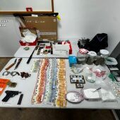 Material incautado por la Guardia Civil