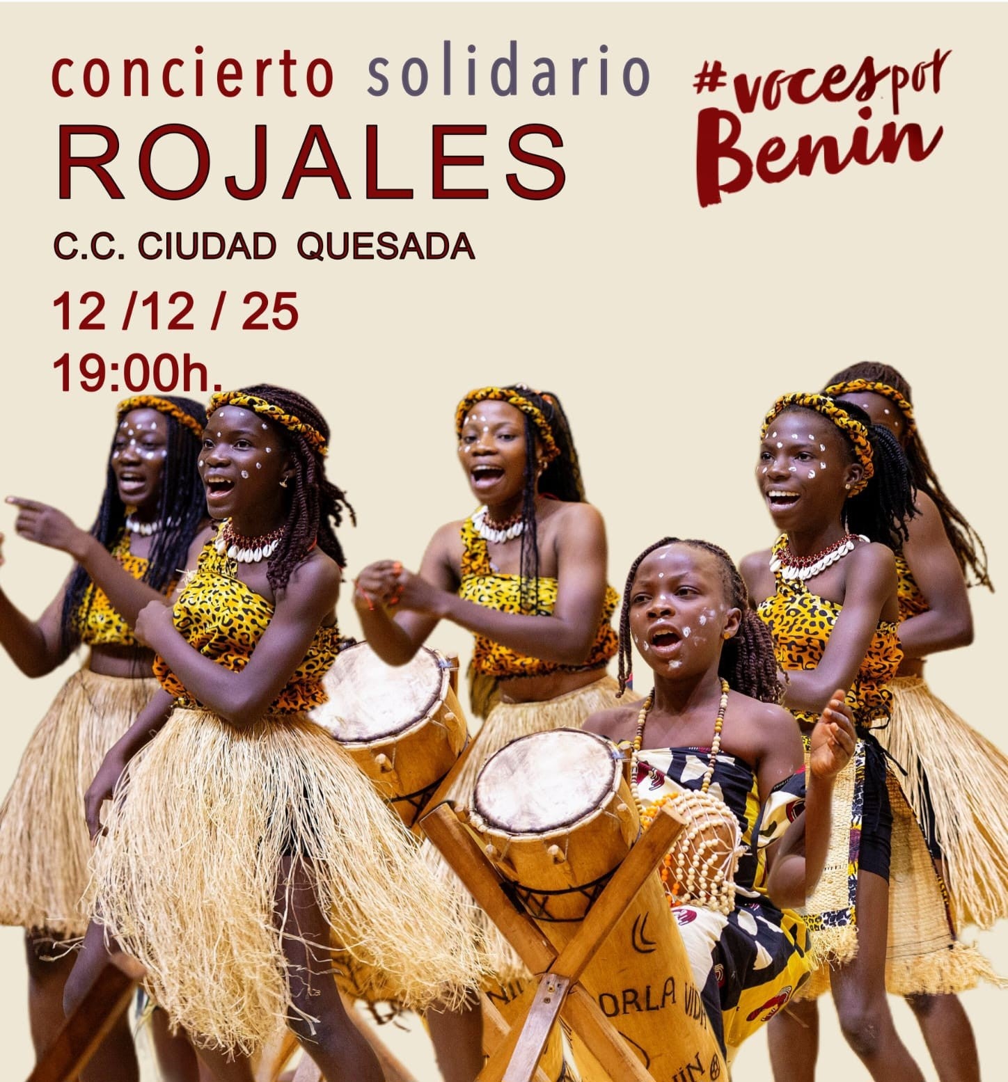 Rojales acoge este viernes el concierto solidario 'Voces por Benin' a beneficio de la Fundación 'Juntos por la vida' Rojales acoge este viernes el concierto solidario 'Voces por Benin' a beneficio de la Fundación 'Juntos por la vida'