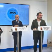 Rueda de prensa de presentación del presupuesto municipal de 2026 del Ayuntamiento de Elche. 