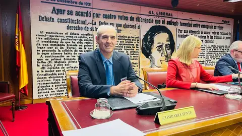 El empresario Juan Carlos Barrabés, a su llegada a la Comisión Koldo del Senado El empresario Juan Carlos Barrabés, a su llegada a la Comisión Koldo del Senado