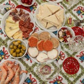 Aperitivos y entrantes mesa Navidad