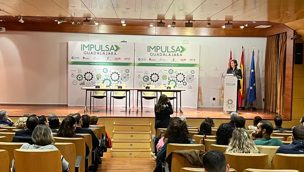 Intervención de la viceconsejera de Empleo, Nuria Chust Intervención de la viceconsejera de Empleo, Nuria Chust