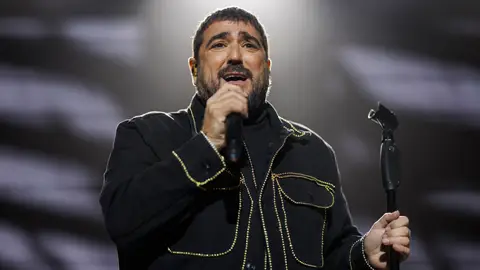 Antonio Orozco en el Movistar Arena de Madrid, el 10 de diciembre de 2025 Antonio Orozco en el Movistar Arena de Madrid, el 10 de diciembre de 2025