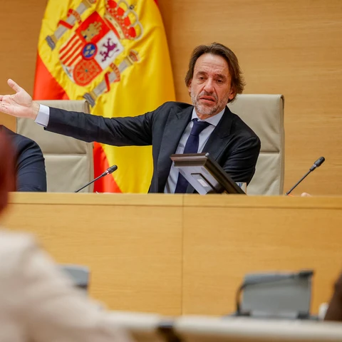 José Manuel Cuenca Ais, jefe de gabinete del expresidente de la Comunidad Valenciana Carlos Mazón, compareciendo ante la Comisión de la dana en el Congreso de los Diputados.