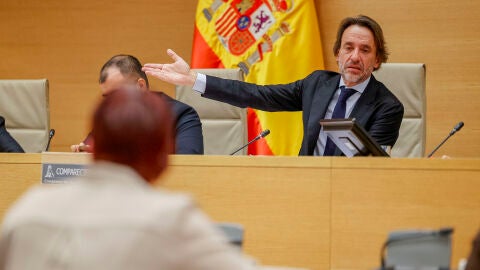 Jos&eacute; Manuel Cuenca Ais, jefe de gabinete del expresidente de la Comunidad Valenciana Carlos Maz&oacute;n, compareciendo ante la Comisi&oacute;n de la dana en el Congreso de los Diputados. 