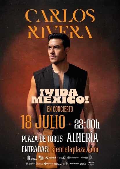 Carlos Rivera actuará en la Plaza de Toros de Almería en 2026 Carlos Rivera actuará en la Plaza de Toros de Almería en 2026
