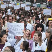 Manifestación de médicos Manifestación de médicos
