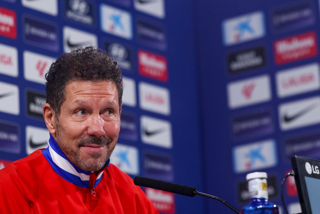 Simeone: “Estoy aquí gracias a los futbolistas” Simeone: “Estoy aquí gracias a los futbolistas”