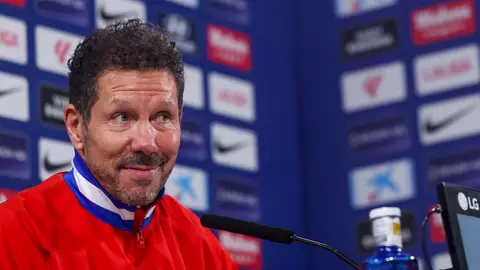 Simeone: “Estoy aquí gracias a los futbolistas” Simeone: “Estoy aquí gracias a los futbolistas”
