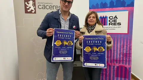 'El Langui', Duende Josele y la poeta Sandra Benito protagonizan en Cáceres el programa 'Canciones en su tinta' 'El Langui', Duende Josele y la poeta Sandra Benito protagonizan en Cáceres el programa 'Canciones en su tinta'