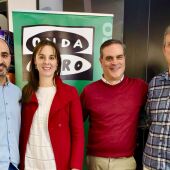 José Valenzuela, Esmeralda Gallego, Esteban Suárez y Javier Chamorro