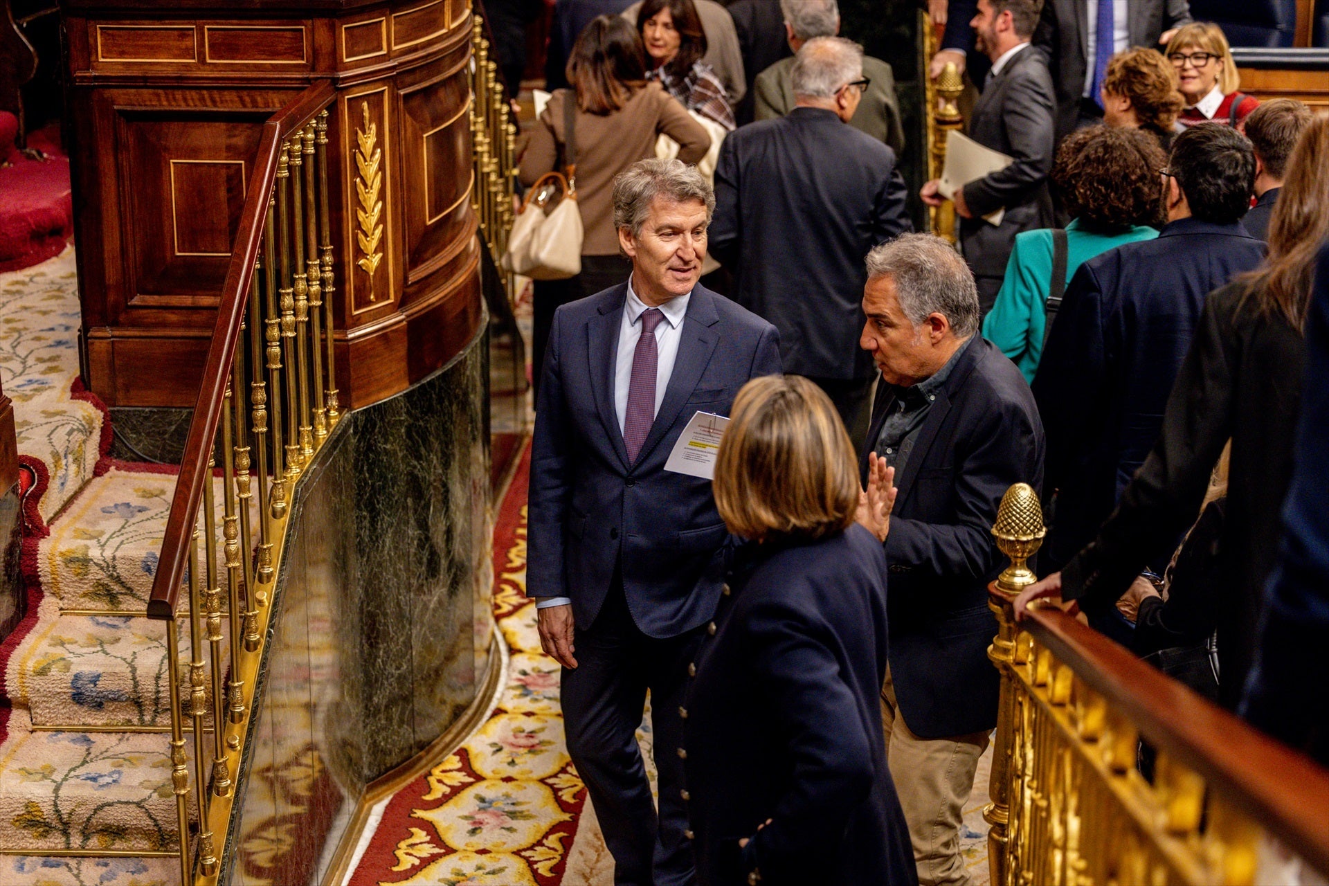 El líder del PP, Alberto Núñez Feijóo, en una imagen de archivo del Congreso El líder del PP, Alberto Núñez Feijóo, en una imagen de archivo del Congreso