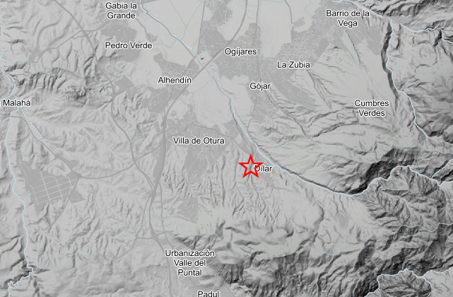 Un terremoto de magnitud 2,5 sacude Dílar y se deja sentir en una veintena de municipios Un terremoto de magnitud 2,5 sacude Dílar y se deja sentir en una veintena de municipios