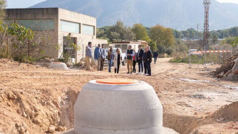 Alfaz alcanza el tramo final del primer lote de las obras del encauzamiento del Barranco Hondo 