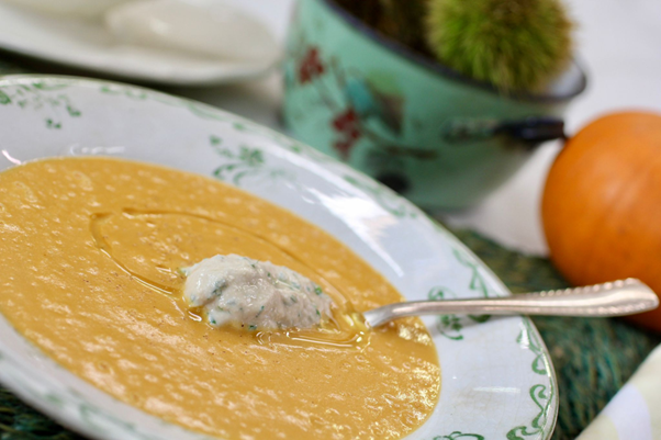 La receta de David de Jorge para preparar una sopa (o crema) de calabaza y castañas La receta de David de Jorge para preparar una sopa (o crema) de calabaza y castañas