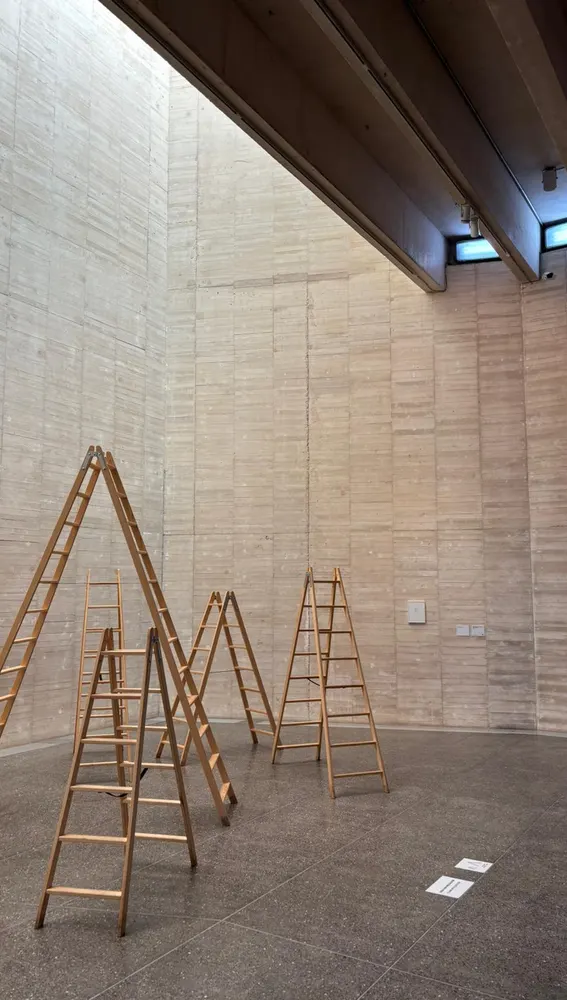 Ceiling Painting, Yes Painting es una de las obras de Yoko Ono expuestas en el MUSAC de León Ceiling Painting, Yes Painting es una de las obras de Yoko Ono expuestas en el MUSAC de León