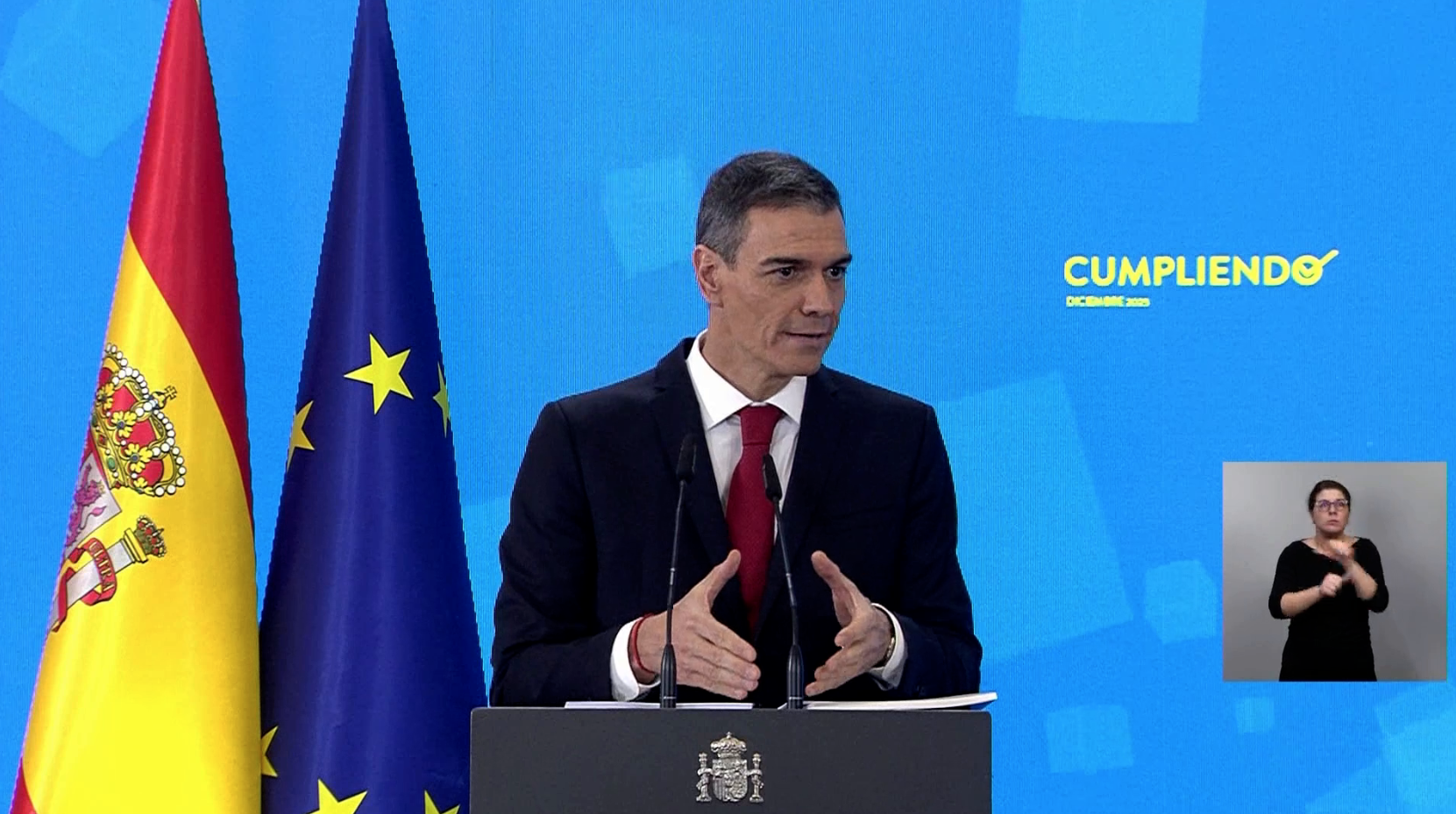 Pedro Sánchez aplaude su gestión y asegura que hay legislatura hasta 2027: todos los titulares de su comparecencia Pedro Sánchez aplaude su gestión y asegura que hay legislatura hasta 2027: todos los titulares de su comparecencia