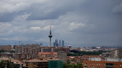 Foto de archivo de vistas de la ciudad desde el Parque de las Siete Tetas