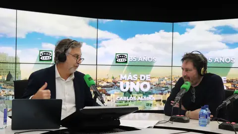 Daniel Sánchez Arévalo con Carlos Alsina Daniel Sánchez Arévalo con Carlos Alsina