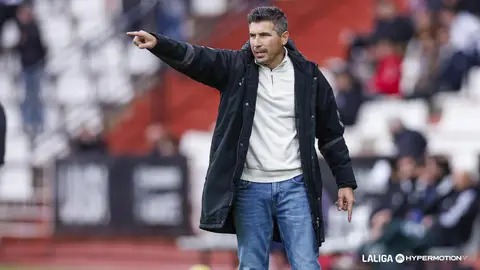 El técnico del Málaga CF, Funes El técnico del Málaga CF, Funes