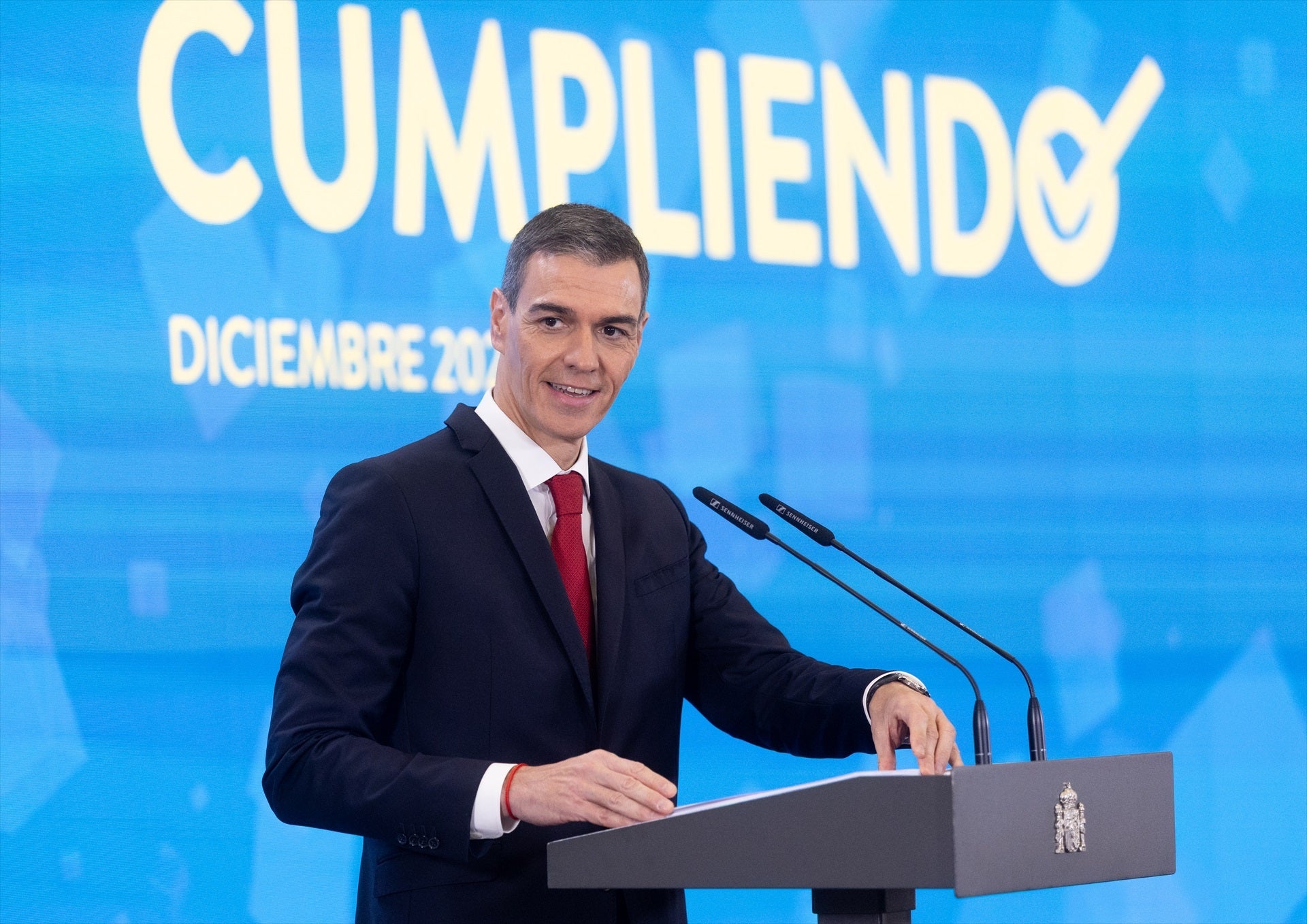 Sánchez descarta convocar elecciones y presume de contundencia contra el acoso sexual y la corrupción: "Vamos a acabar la legislatura en 2027" Sánchez descarta convocar elecciones y presume de contundencia contra el acoso sexual y la corrupción: "Vamos a acabar la legislatura en 2027"
