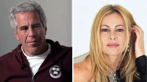 Montaje Jeffrey Epstein y Ana Obregón Montaje Jeffrey Epstein y Ana Obregón