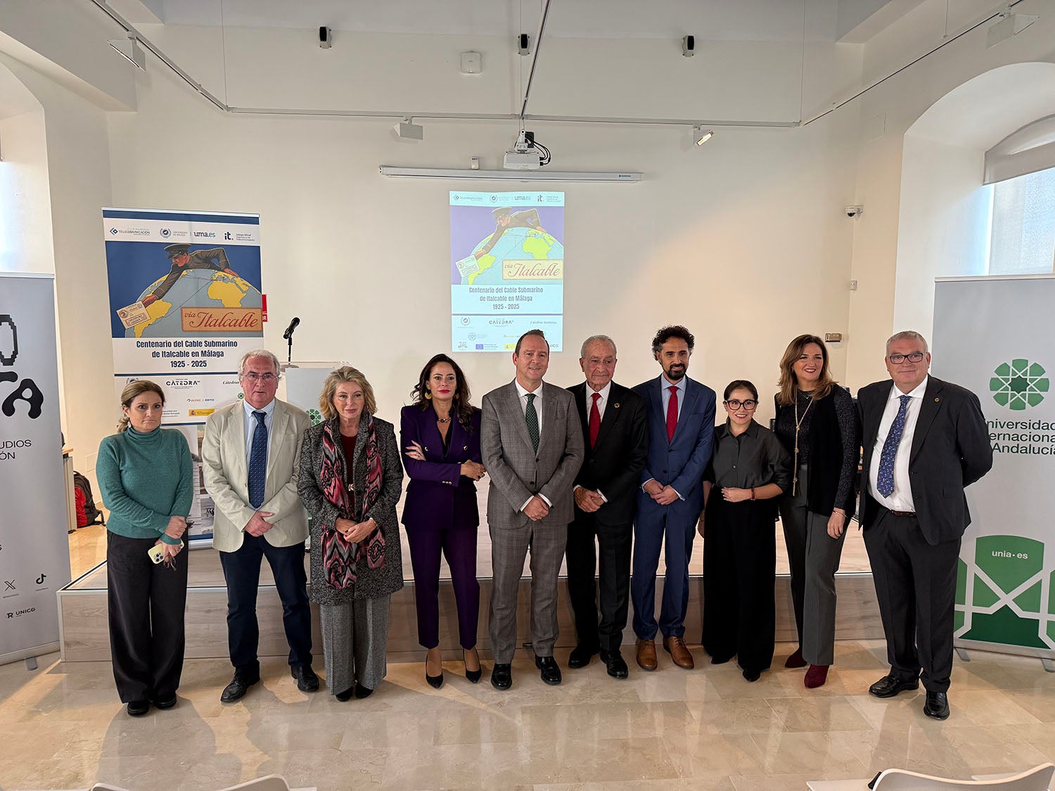 La UNIA celebra el 100 aniversario de la puesta en marcha de Italcable La UNIA celebra el 100 aniversario de la puesta en marcha de Italcable