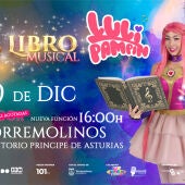Luli Pampín llega a Torremolinos con su espectáculo “El Libro Musical” el 19 de diciembre