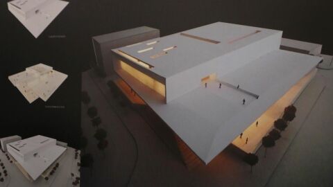 Dise&ntilde;o del futuro Palacio de Congresos de Elche.