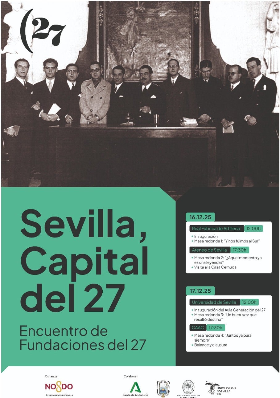 Las jornadas "Sevilla, Capital del 27" incluyen al pintor Gregorio Prieto como miembro, por derecho propio, de este movimiento Las jornadas "Sevilla, Capital del 27" incluyen al pintor Gregorio Prieto como miembro, por derecho propio, de este movimiento