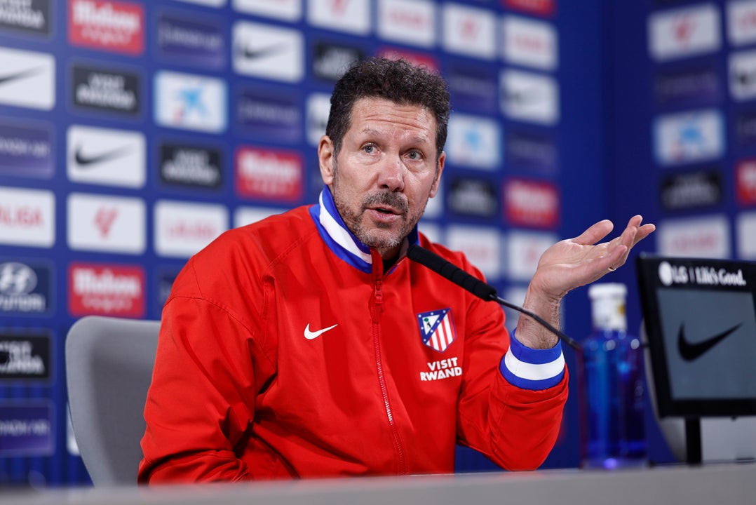 Simeone: "Esta competición siempre es compleja porque no hay margen de error" Simeone: "Esta competición siempre es compleja porque no hay margen de error"
