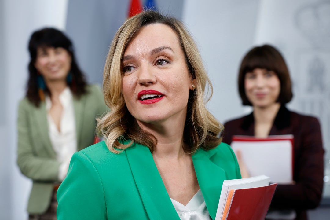 La portavoz del Gobierno y ministra de Educación, Formación Profesional y Deportes, Pilar Alegría La portavoz del Gobierno y ministra de Educación, Formación Profesional y Deportes, Pilar Alegría