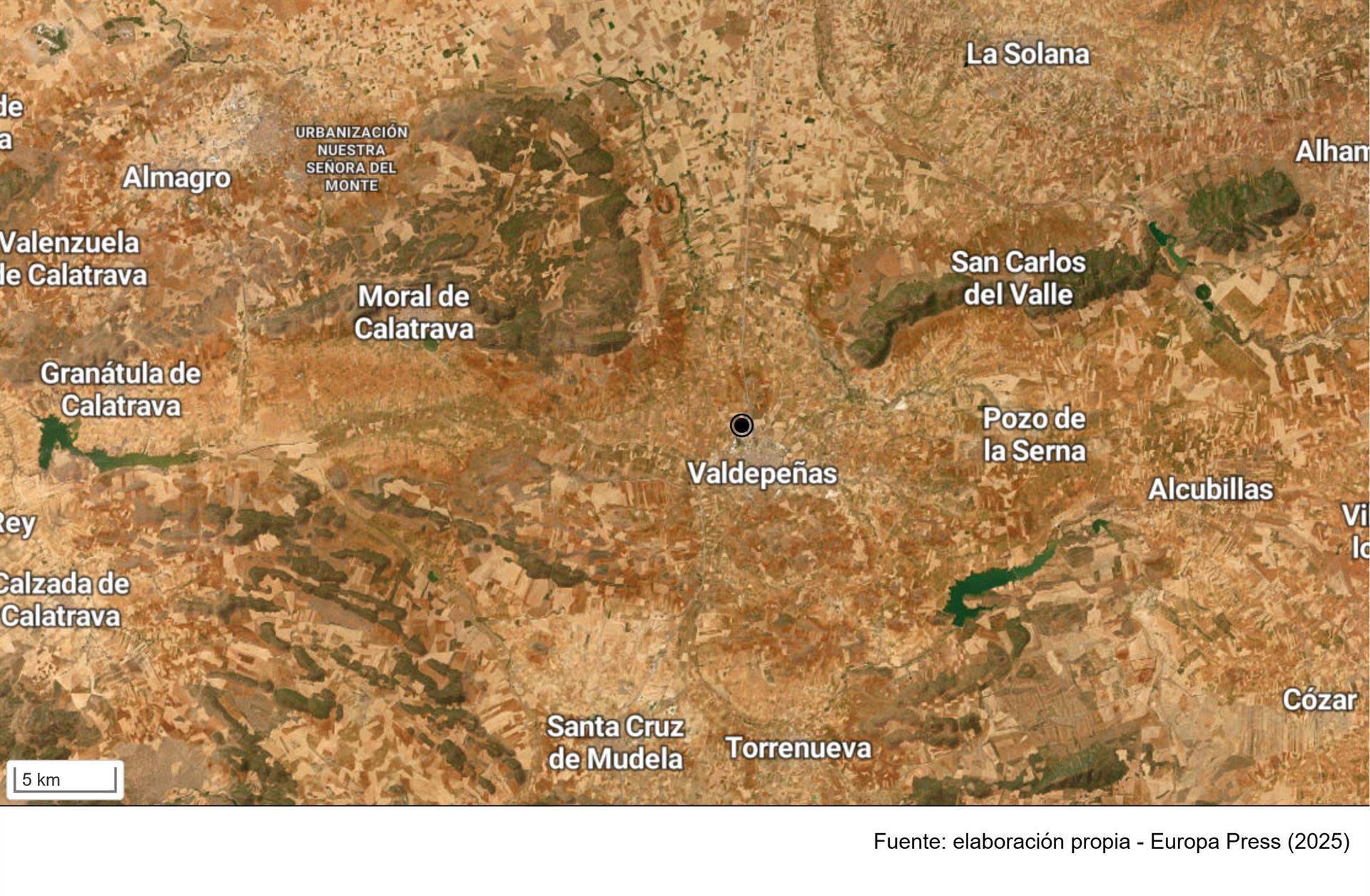 Fallece un hombre tras la salida de vía de su turismo en Valdepeñas Fallece un hombre tras la salida de vía de su turismo en Valdepeñas