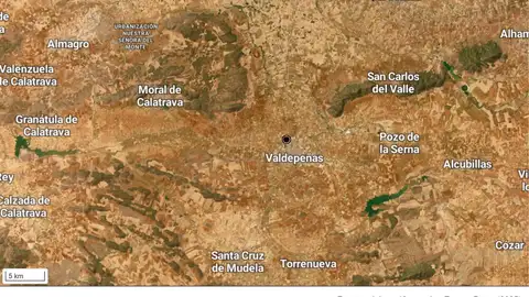 El accidente de tráfico ha tenido lugar en Valdepeñas El accidente de tráfico ha tenido lugar en Valdepeñas