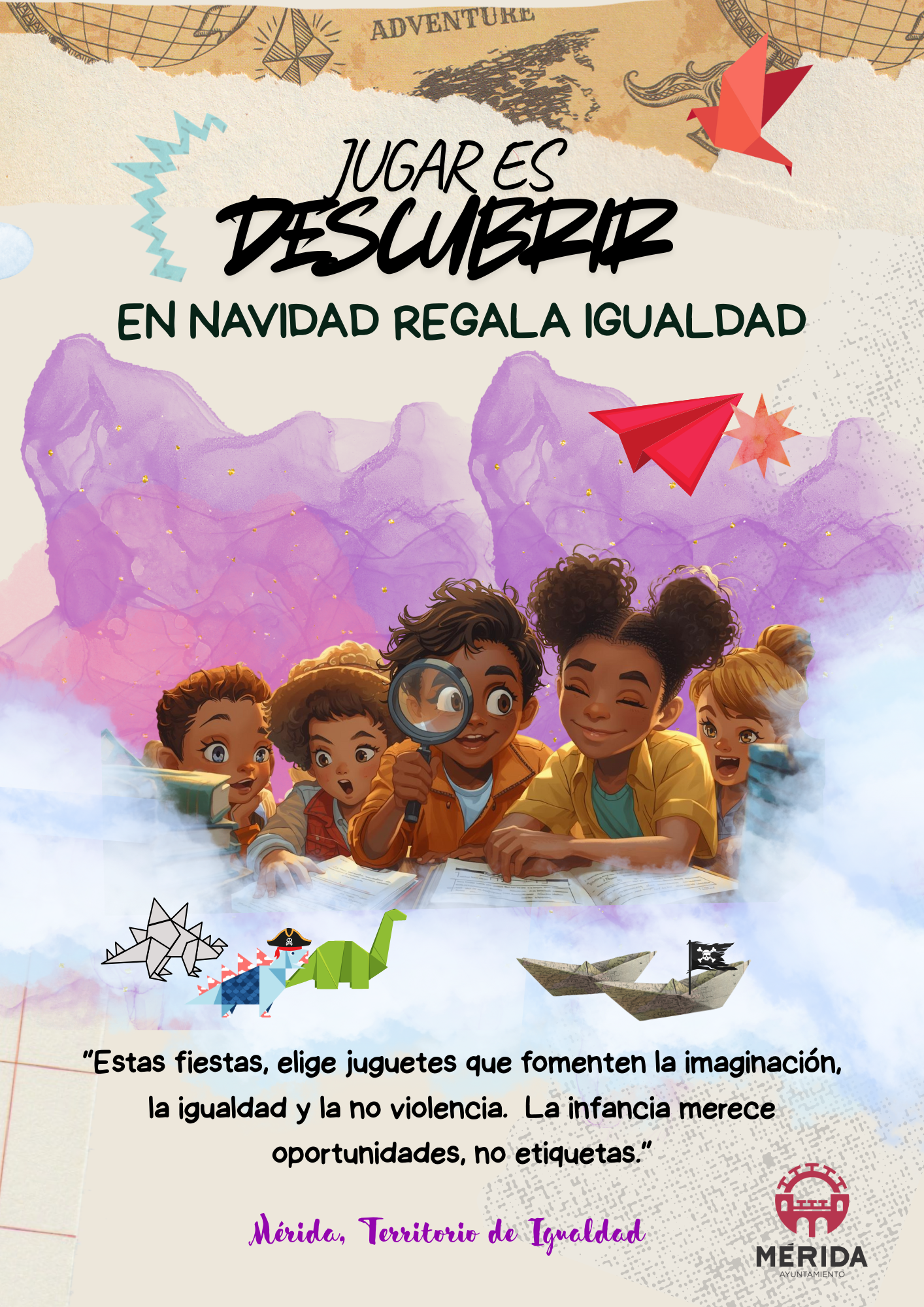 El Ayuntamiento pone en marcha la campaña de sensibilización “Jugar es descubrir. En esta navidad regala Igualdad” El Ayuntamiento pone en marcha la campaña de sensibilización “Jugar es descubrir. En esta navidad regala Igualdad”